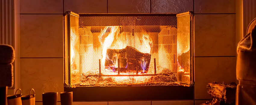 Mendota Hearth Landscape Fireplace Installation in Payson, Arizona